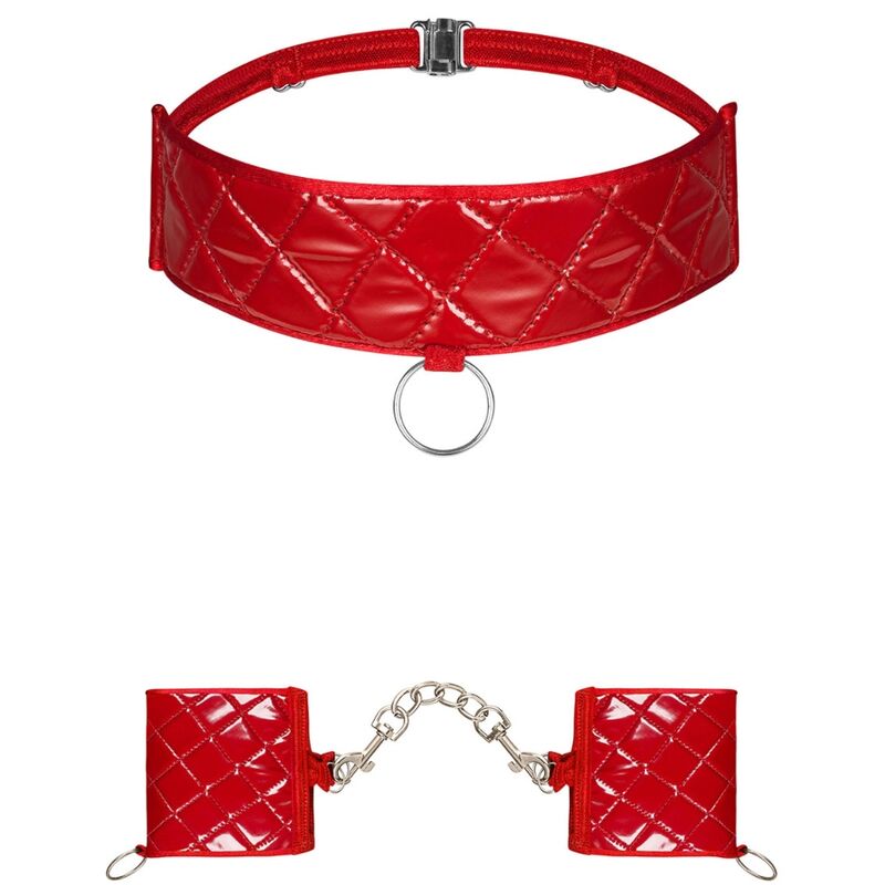 Obsessive Hunteria Handcuffs And Choker | Niks.fi verkkokauppa