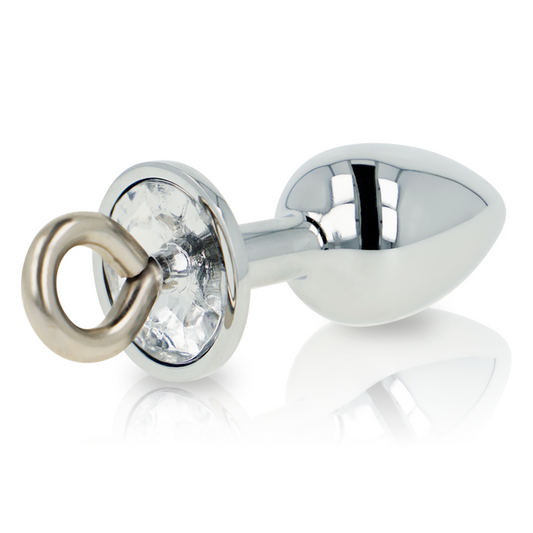 Ohmama Fetish Metal Butt Plug With Ring | Niks.fi verkkokauppa