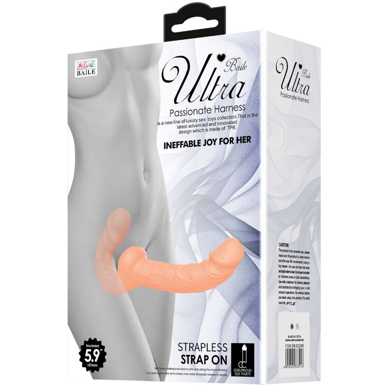 Baile Ultra Passionate Dildo With Harness Without Support | Niks.fi verkkokauppa