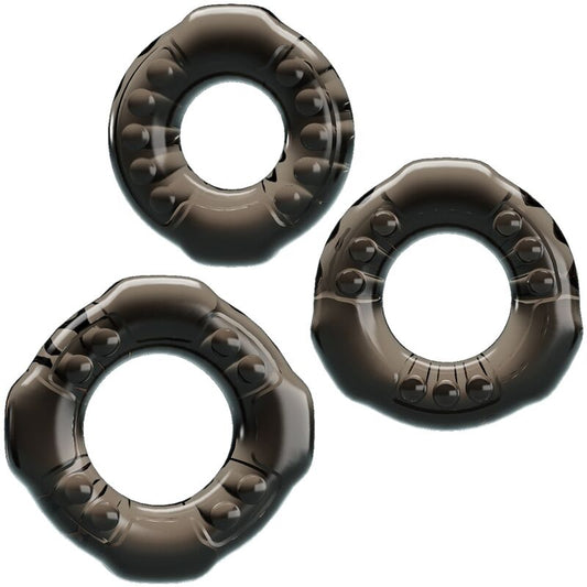 Baile Cock Rings Yvonne Set 3 Penis Rings | Niks.fi verkkokauppa