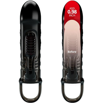 Pretty Love Sloane Rabbit Penis Sheath Black | Niks.fi verkkokauppa
