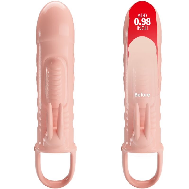 Pretty Love Sloane Natural Rabbit Penis Sheath | Niks.fi verkkokauppa