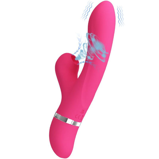 Pretty Love Willow Rabbit Vibrator And Sucker | Niks.fi verkkokauppa