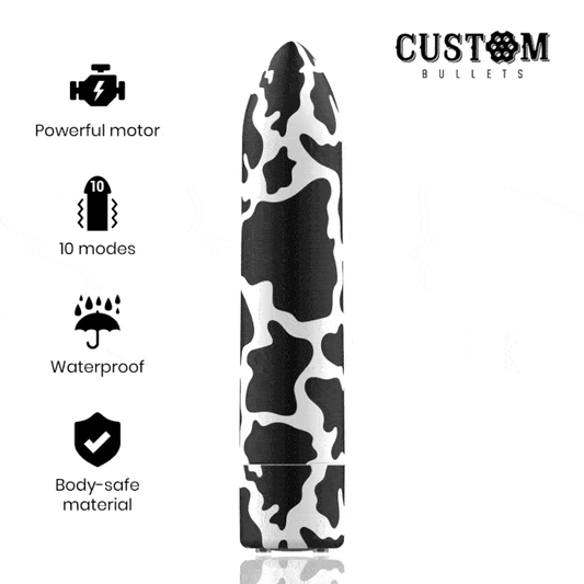 Custom Bullets Rechargeable Cow Magnetic 10 Intensities | Niks.fi verkkokauppa