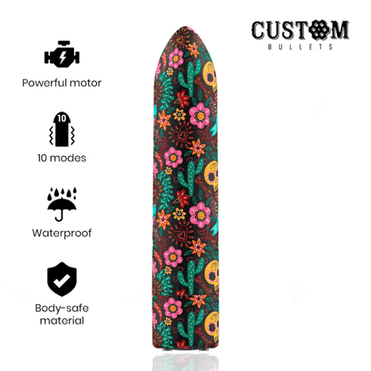 Custom Bullets Rechargeable Skull Magnetic Bullet 10 Intensities | Niks.fi verkkokauppa