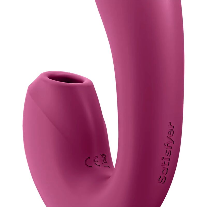Satisfyer Sunray Stimulator And Vibrator App Red | Niks.fi verkkokauppa