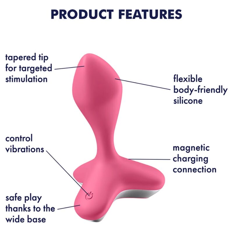 Satisfyer Game Changer Plug Vibrator Pink | Niks.fi verkkokauppa