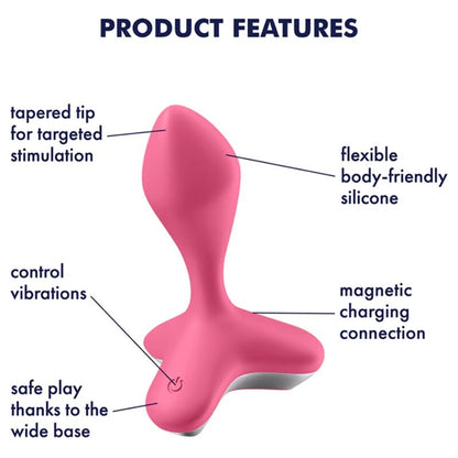 Satisfyer Game Changer Plug Vibrator Pink | Niks.fi verkkokauppa