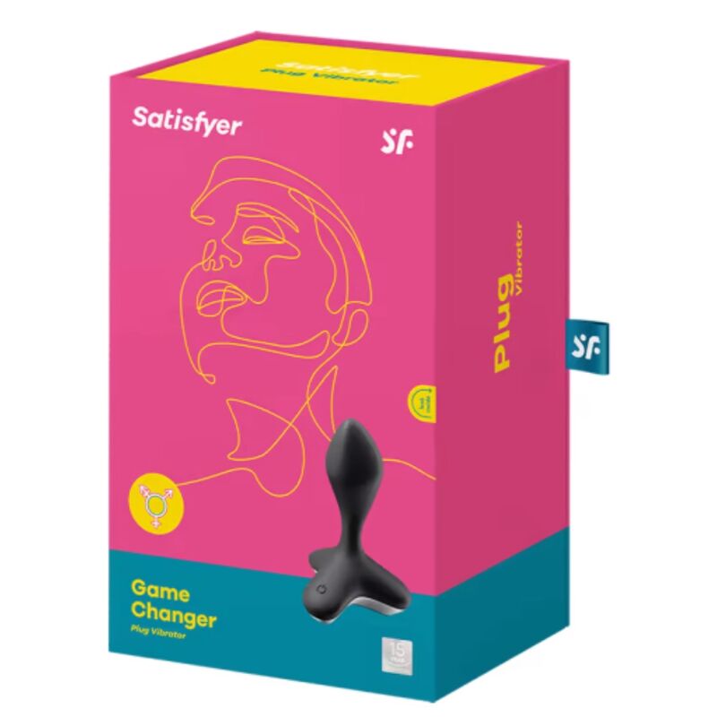 Satisfyer Game Changer - Tärisevä Anustappi Musta | Niks.fi verkkokauppa