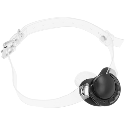 Ohmama Fetish Transparent Pacifier Gag | Niks.fi verkkokauppa