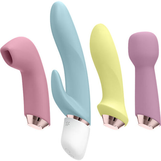 Satisfyer Marvelous Four Vibrator & Air Pulse Set | Niks.fi verkkokauppa
