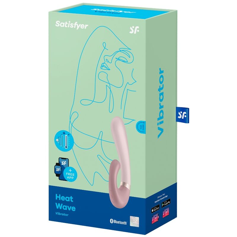 Satisfyer Heat Wave Vibrator App Pink | Niks.fi verkkokauppa