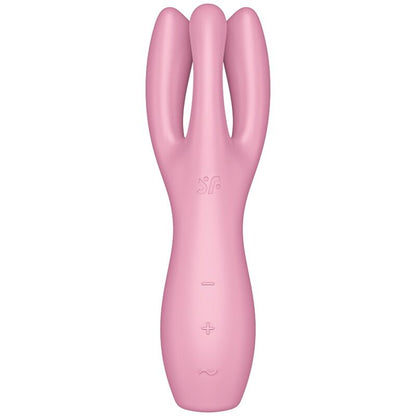 Satisfyer Threesome 3 Vibrator Pink | Niks.fi verkkokauppa