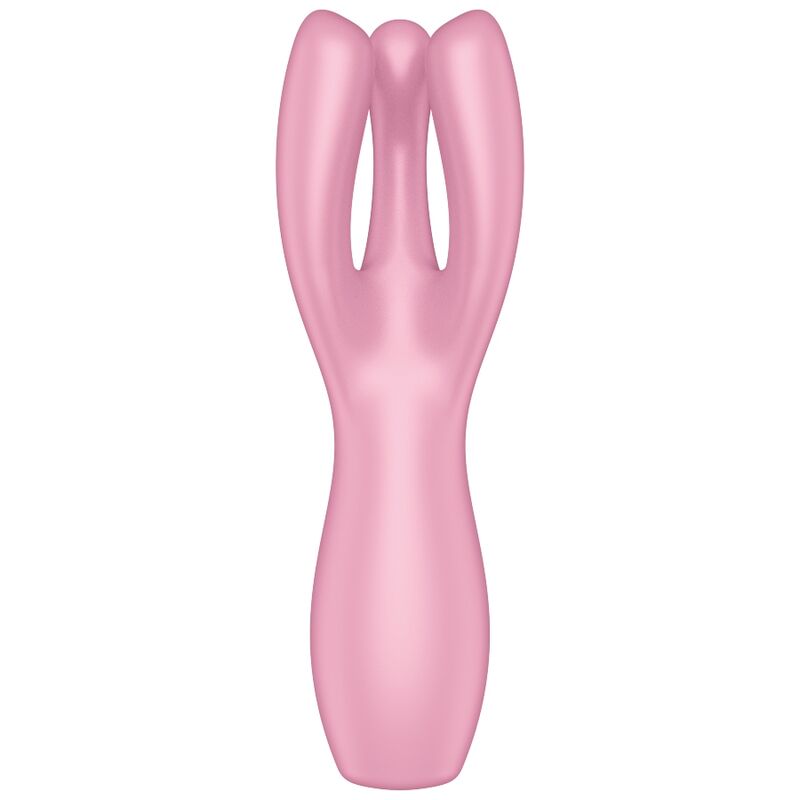 Satisfyer Threesome 3 Vibrator Pink | Niks.fi verkkokauppa
