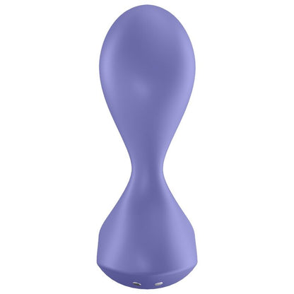 Satisfyer Sweet Seal Vibrating Plug App Lilac | Niks.fi verkkokauppa