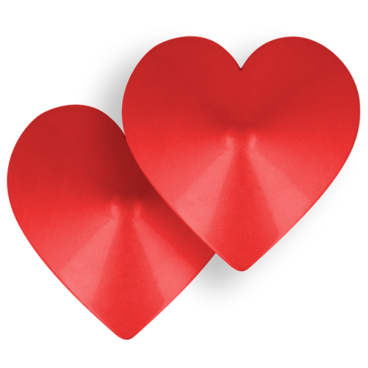 Ohmama Fetish Red Heart Nipple Covers | Niks.fi verkkokauppa