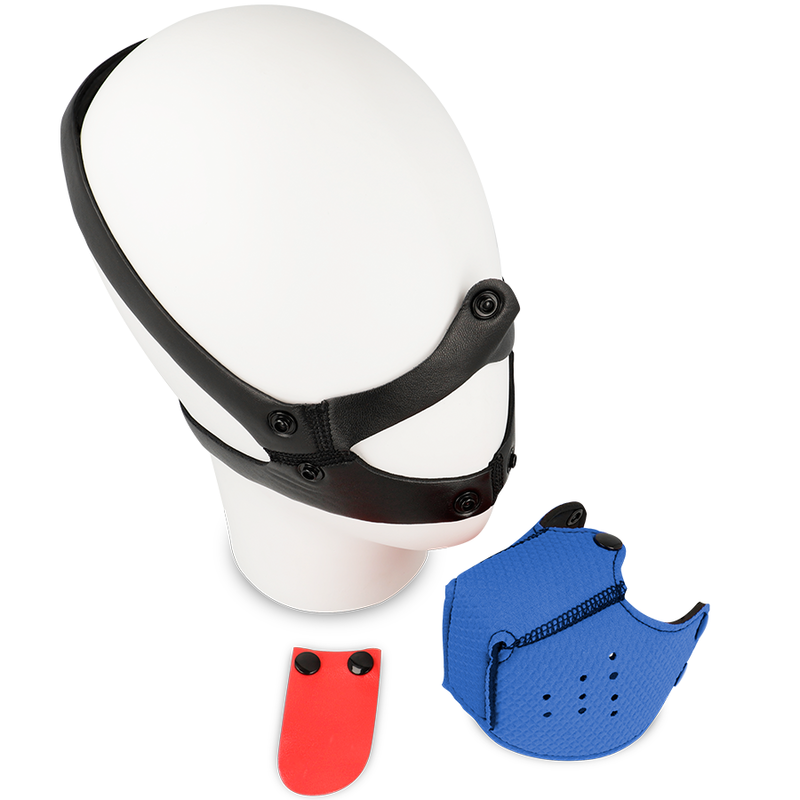 Ohmama Fetish Dog Muzzle Blue | Niks.fi verkkokauppa