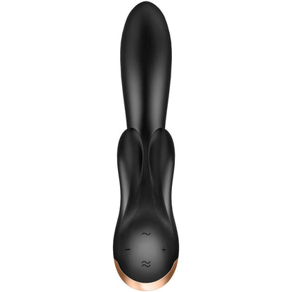 Satisfyer Double Flex Vibrator App Black | Niks.fi verkkokauppa