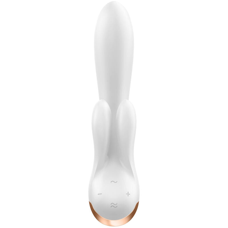 Satisfyer Double Flex Vibrator App White | Niks.fi verkkokauppa