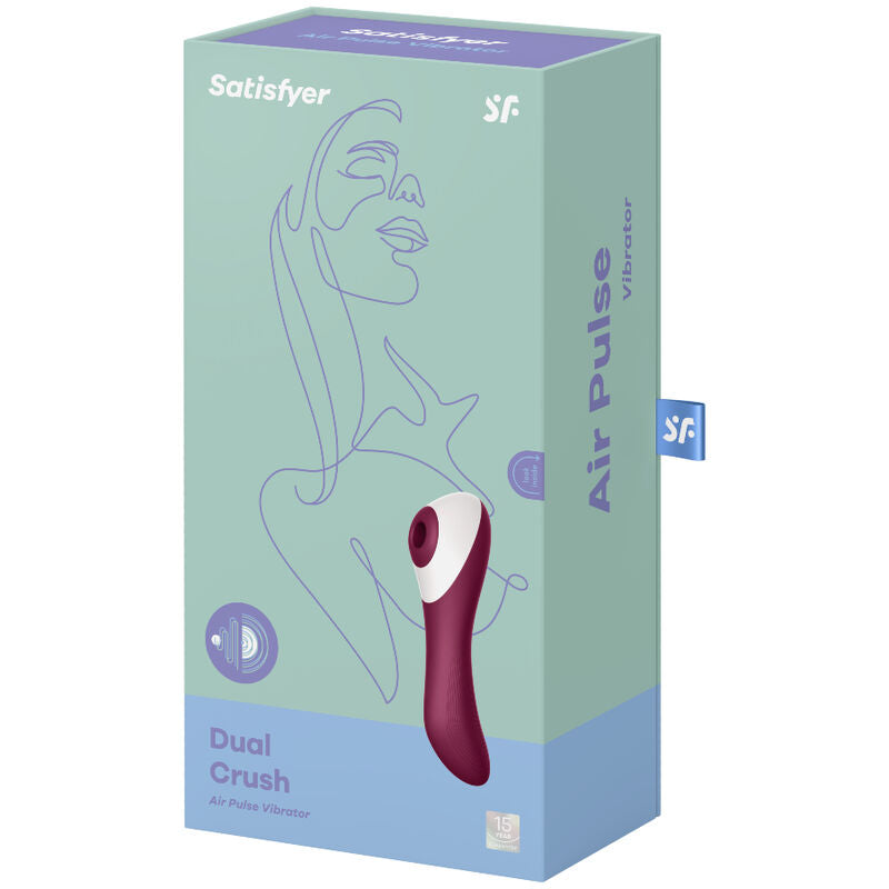 Satisfyer Dual Crush Air Pulse Vibrator | Niks.fi verkkokauppa