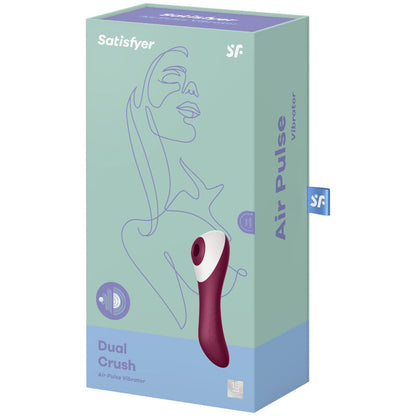 Satisfyer Dual Crush Air Pulse Vibrator | Niks.fi verkkokauppa