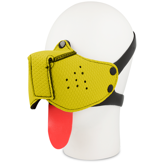 Ohmama Fetish Dog Muzzle Yellow | Niks.fi verkkokauppa
