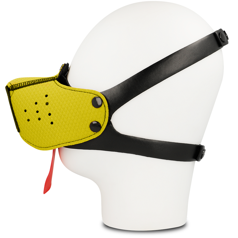 Ohmama Fetish Dog Muzzle Yellow | Niks.fi verkkokauppa