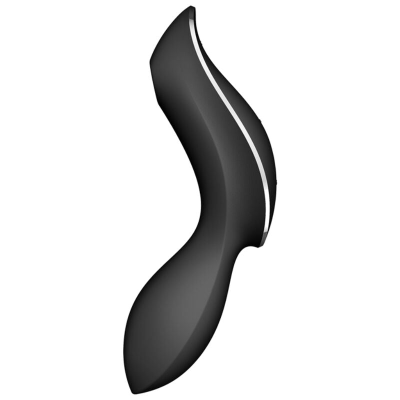 Satisfyer Curvy Trinity 2 Air Pulse Vibrator Black | Niks.fi verkkokauppa