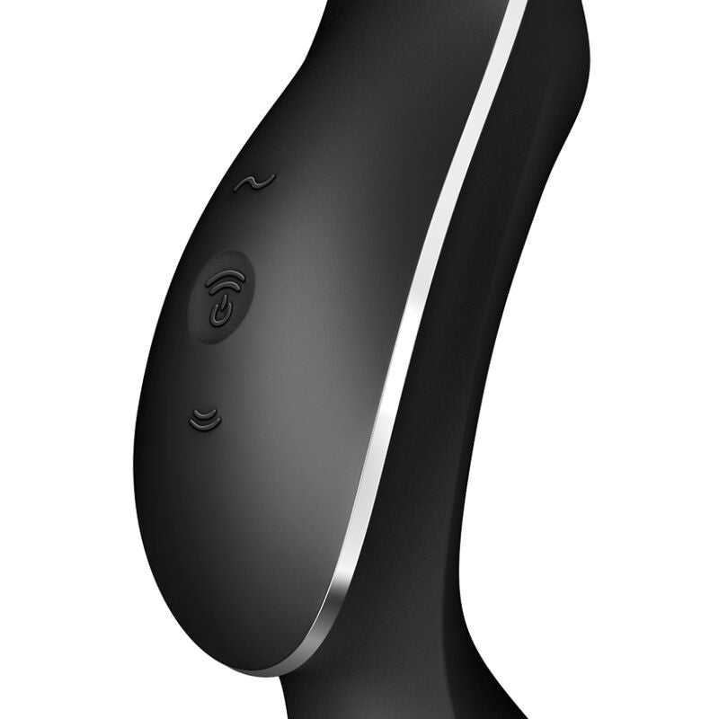 Satisfyer Curvy Trinity 2 Air Pulse Vibrator Black | Niks.fi verkkokauppa