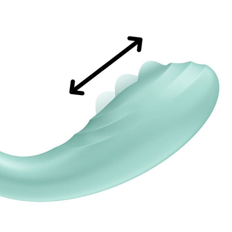Satisfyer Rrrolling Pleasure G-Spot Vibrator Green | Niks.fi verkkokauppa