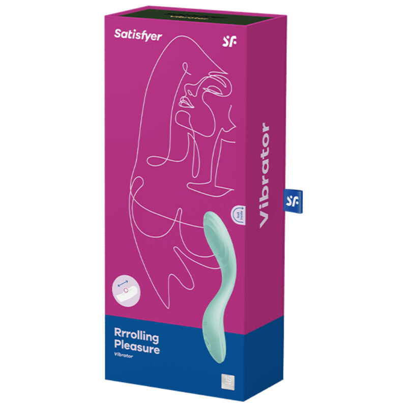 Satisfyer Rrrolling Pleasure G-Spot Vibrator Green | Niks.fi verkkokauppa