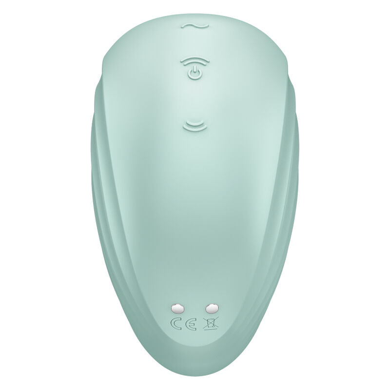 Satisfyer Pearl Diver Air Pulse Stimulator & Vibrator Green | Niks.fi verkkokauppa