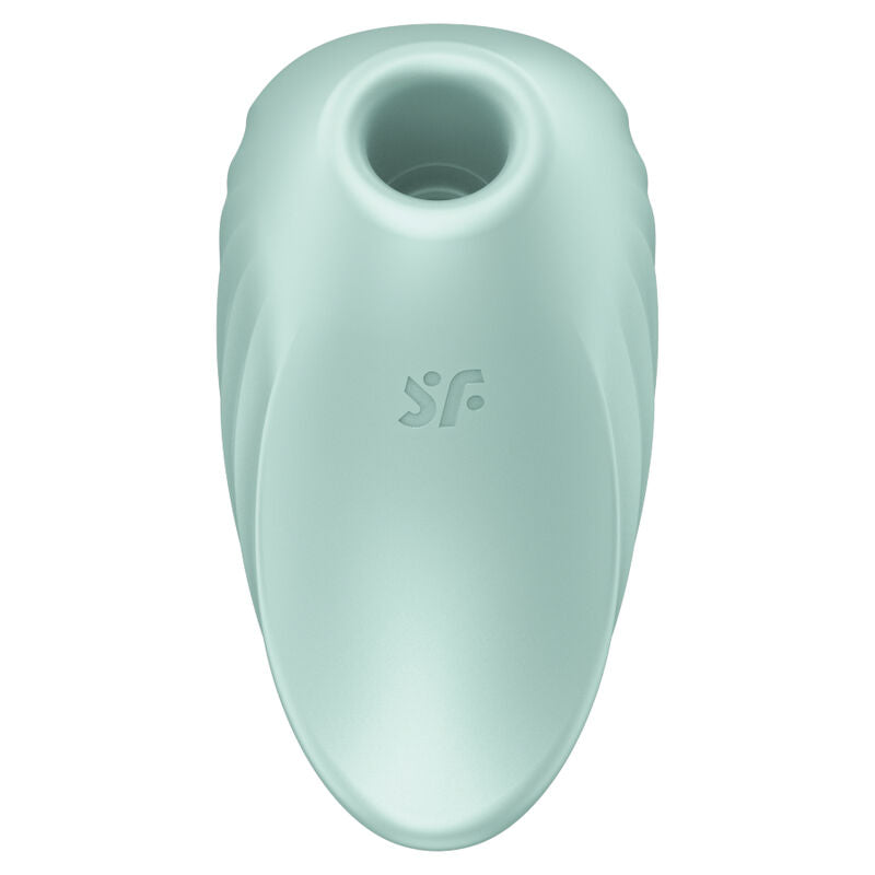 Satisfyer Pearl Diver Air Pulse Stimulator & Vibrator Green | Niks.fi verkkokauppa