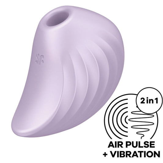 Satisfyer Pearl Diver Air Pulse Stimulator & Vibrator Violet | Niks.fi verkkokauppa