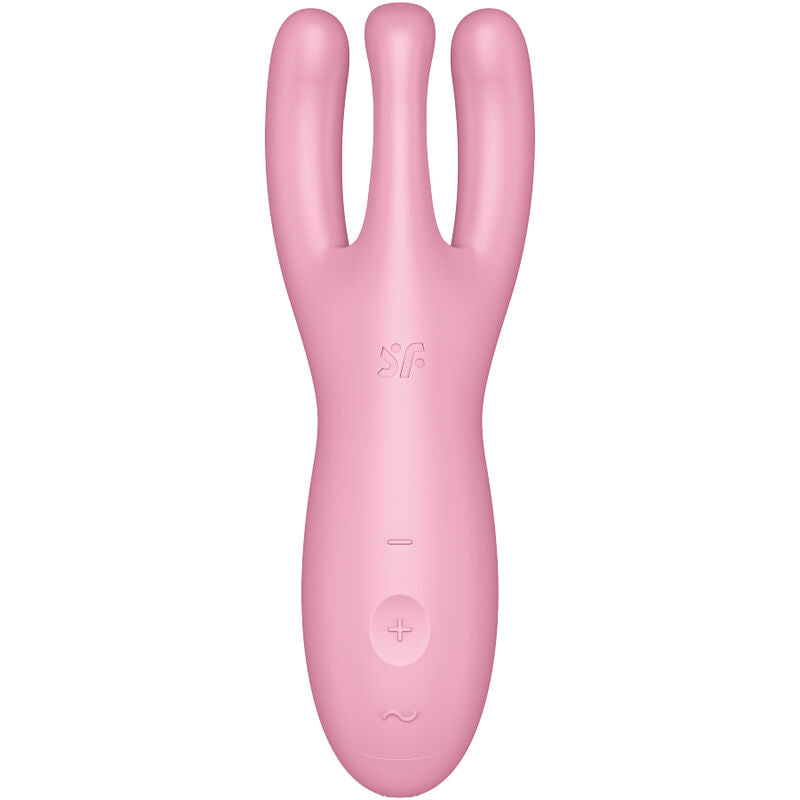 Satisfyer Threesome 4 Vibrator App Pink | Niks.fi verkkokauppa