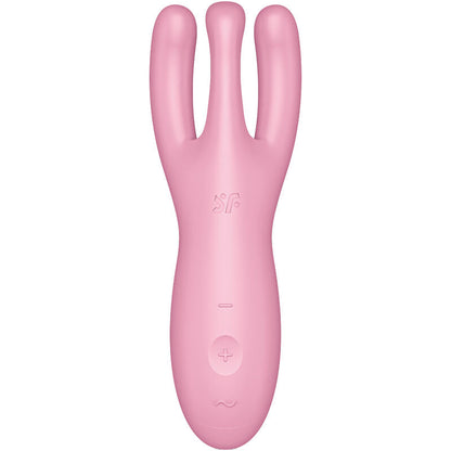 Satisfyer Threesome 4 Vibrator App Pink | Niks.fi verkkokauppa