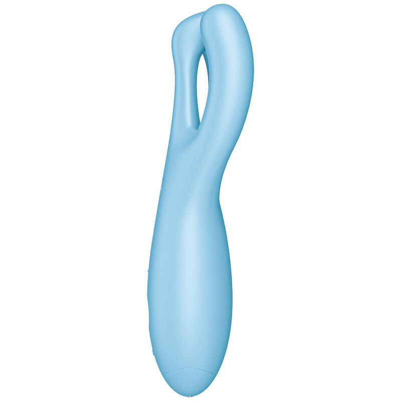 Satisfyer Threesome 4 Vibrator App Blue | Niks.fi verkkokauppa