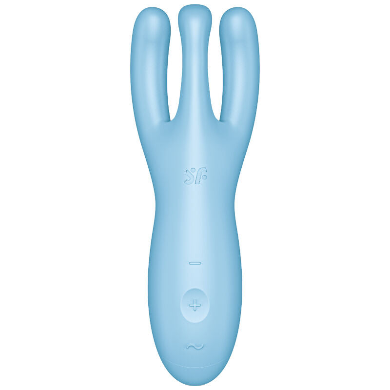 Satisfyer Threesome 4 Vibrator App Blue | Niks.fi verkkokauppa