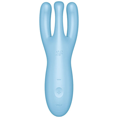 Satisfyer Threesome 4 Vibrator App Blue | Niks.fi verkkokauppa