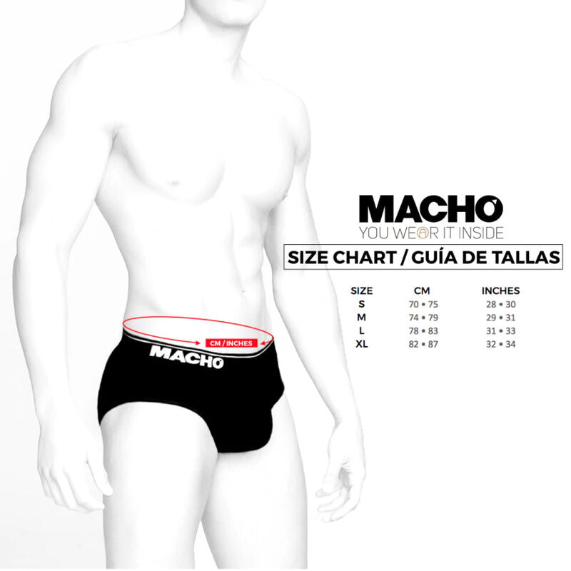 Macho Ms24R Underpants Brief Dark Red L | Niks.fi verkkokauppa