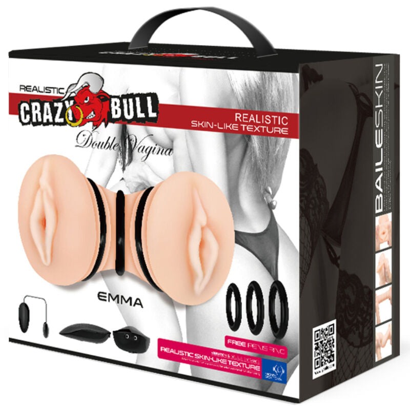 Crazy Bull Emma Realistic Double Vagina Masturbator | Niks.fi verkkokauppa