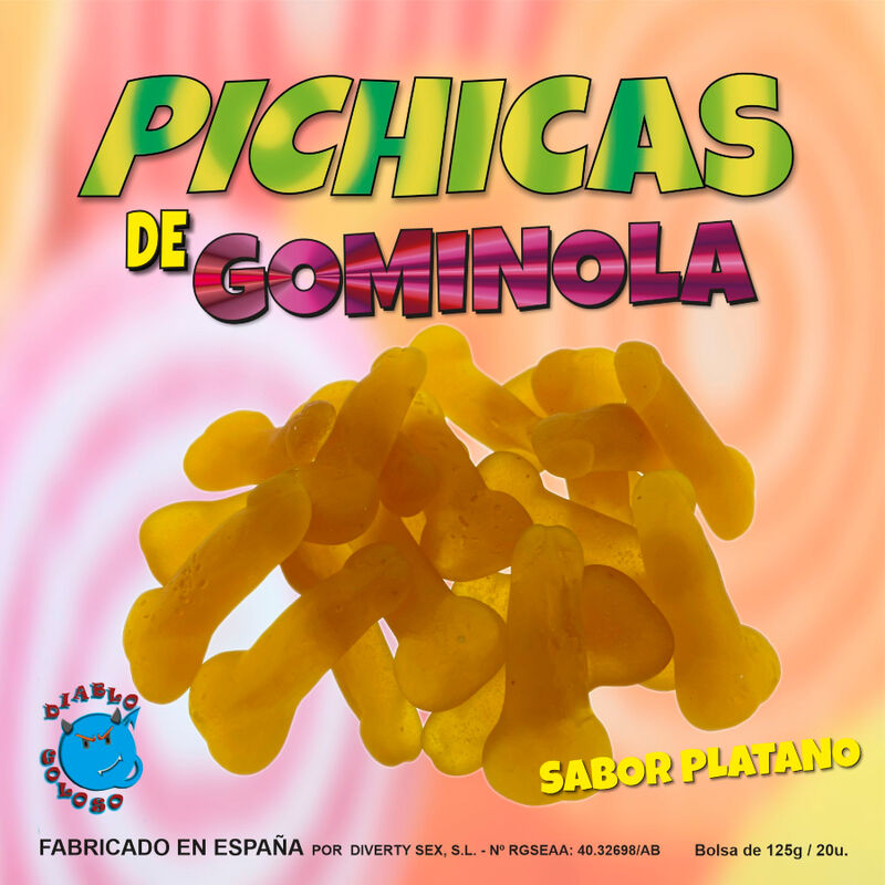Diablo Goloso Banana Gummy Slices | Niks.fi verkkokauppa