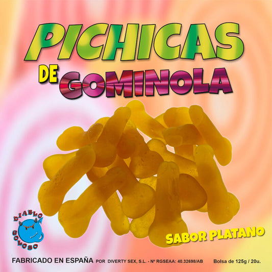 Diablo Goloso Banana Gummy Slices | Niks.fi verkkokauppa