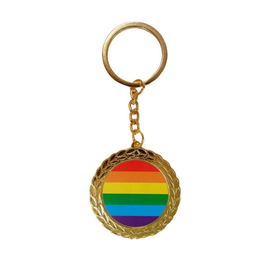 Pride Lgbt Flag Round Keychain | Niks.fi verkkokauppa