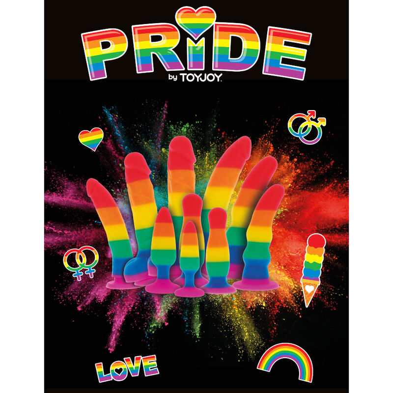 Pride Lgbt Flag Dildo Wave 17 Cm | Niks.fi verkkokauppa