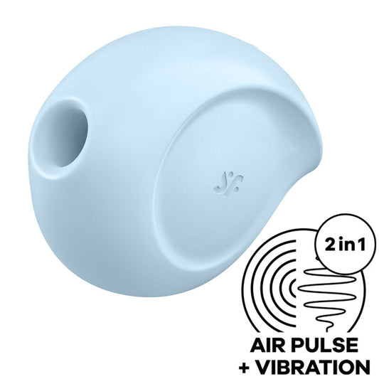 Satisfyer Sugar Rush Air Pulse Stimulator & Vibrator Blue | Niks.fi verkkokauppa