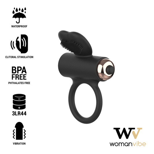 Womanvibe Zeus Silicone Vibrator Ring | Niks.fi verkkokauppa