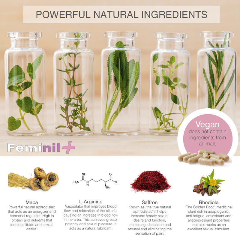 500 Cosmetics Feminil+ Female Sexual Libido Enhancement 30 Capsules | Niks.fi verkkokauppa