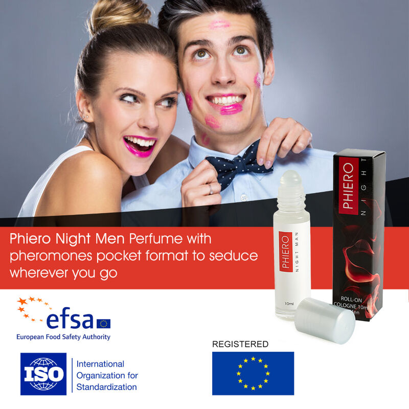 500 Cosmetics Phiero Night Man Perfume Pheromones For Men With Roll-On | Niks.fi verkkokauppa