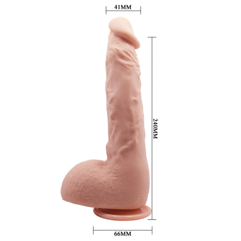 Baile Realistic Dildo Jason Natural 24 Cm | Niks.fi verkkokauppa
